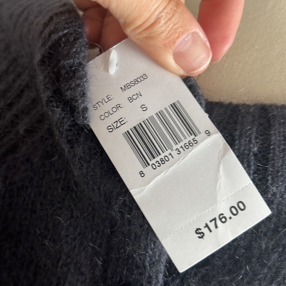 NWT: AG 3/4 Length Sleeve Wool/Mohair Sweater | SM - Picture 3 of 4
